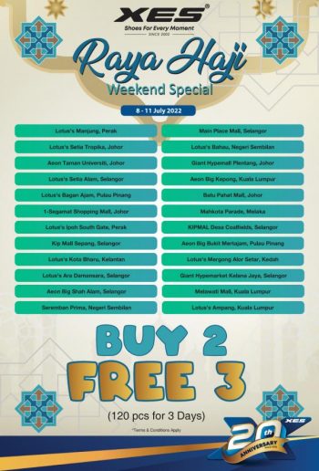 XES-Shoes-Raya-Haji-Weekend-Promotion-1-350x516 - Fashion Accessories Fashion Lifestyle & Department Store Footwear Johor Kedah Kelantan Kuala Lumpur Melaka Negeri Sembilan Pahang Penang Perak Perlis Promotions & Freebies Putrajaya Sabah Sarawak Selangor Terengganu 