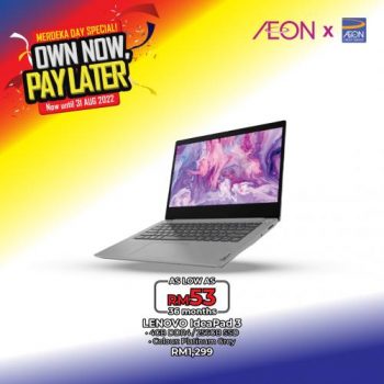 AEON-AEON-Credit-Service-Merdeka-Own-Now-Pay-Later-Promotion-5-350x350 - Johor Kedah Kelantan Kuala Lumpur Melaka Negeri Sembilan Pahang Penang Perak Perlis Promotions & Freebies Putrajaya Sabah Sarawak Selangor Supermarket & Hypermarket Terengganu 