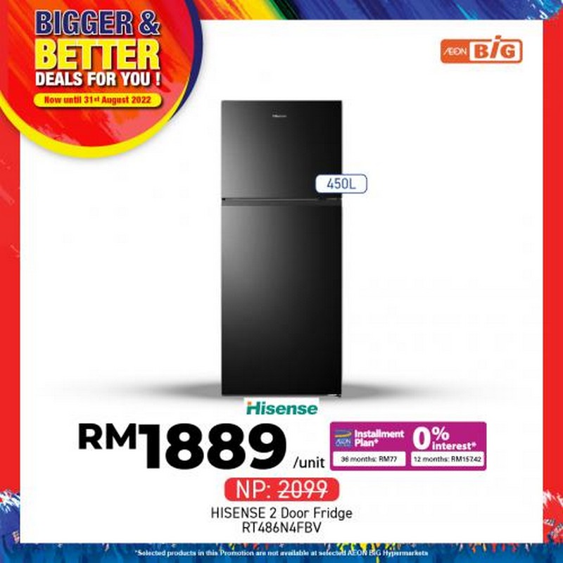 Now till 31 Aug 2022: AEON BiG Electrical Appliances Promotion ...