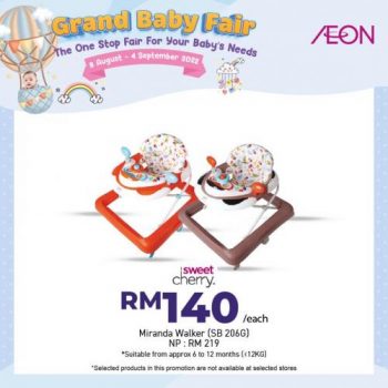 AEON-Grand-Baby-Fair-Promotion-7-350x350 - Johor Kedah Kelantan Kuala Lumpur Melaka Negeri Sembilan Pahang Penang Perak Perlis Promotions & Freebies Putrajaya Sabah Sarawak Selangor Supermarket & Hypermarket Terengganu 