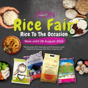 AEON-Rice-Fair-Promotion-350x350 - Johor Kedah Kelantan Kuala Lumpur Melaka Negeri Sembilan Pahang Penang Perak Perlis Promotions & Freebies Putrajaya Sabah Sarawak Selangor Supermarket & Hypermarket Terengganu 