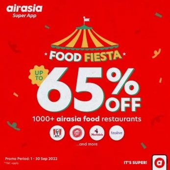 Airasia-Food-Fiesta-Promo-Code - Johor Kedah Kelantan Kuala Lumpur Melaka Negeri Sembilan Online Store Others Pahang Penang Perak Perlis Promotions & Freebies Putrajaya Sabah Sarawak Selangor Terengganu 