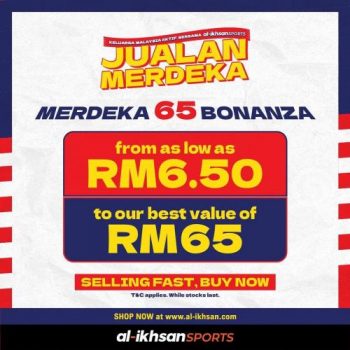 Al-Ikhsan-Sports-Online-Merdeka-Sale-350x350 - Apparels Fashion Accessories Fashion Lifestyle & Department Store Footwear Johor Kedah Kelantan Kuala Lumpur Malaysia Sales Melaka Negeri Sembilan Online Store Pahang Penang Perak Perlis Putrajaya Sabah Sarawak Selangor Sportswear Terengganu 