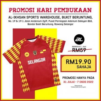 Al-Ikhsan-Sports-Opening-Promotion-at-Bukit-Beruntung-Rawang-350x350 - Apparels Fashion Accessories Fashion Lifestyle & Department Store Footwear Selangor Sportswear Warehouse Sale & Clearance in Malaysia 