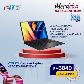 All-It-Hypermarket-Merdeka-Sale-Bration-9-350x350 - Computer Accessories Electronics & Computers IT Gadgets Accessories Johor Kedah Kelantan Kuala Lumpur Malaysia Sales Melaka Negeri Sembilan Online Store Pahang Penang Perak Perlis Putrajaya Sabah Sarawak Selangor Terengganu 