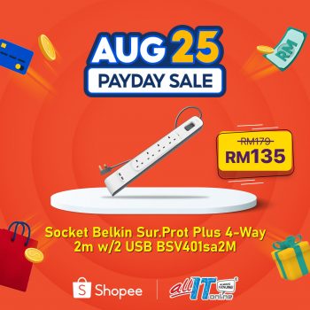 All-It-Hypermarket-Payday-Sale-on-Shopee-6-350x350 - Computer Accessories Electronics & Computers IT Gadgets Accessories Johor Kedah Kelantan Kuala Lumpur Malaysia Sales Melaka Negeri Sembilan Online Store Pahang Penang Perak Perlis Putrajaya Sabah Sarawak Selangor Terengganu 