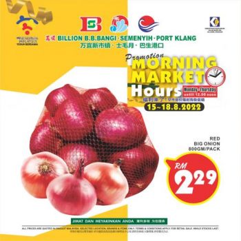 BILLION-Morning-Market-Promotion-6-1-350x350 - Kuala Lumpur Promotions & Freebies Selangor Supermarket & Hypermarket 