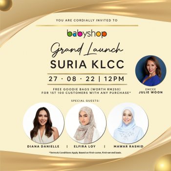 Babyshop-Grand-Launch-at-Suria-KLCC-350x350 - Baby & Kids & Toys Babycare Children Fashion Events & Fairs Kuala Lumpur Selangor 