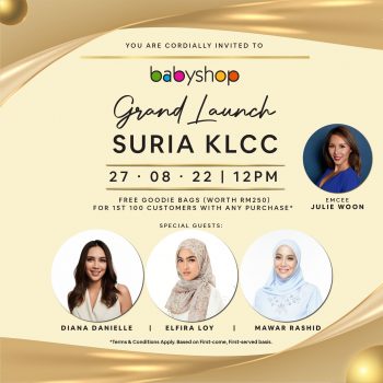 Babyshop-Grand-Launch-at-Suria-KLCC-350x350 - Baby & Kids & Parenting Babycare Children Fashion Events & Fairs Kuala Lumpur Selangor 