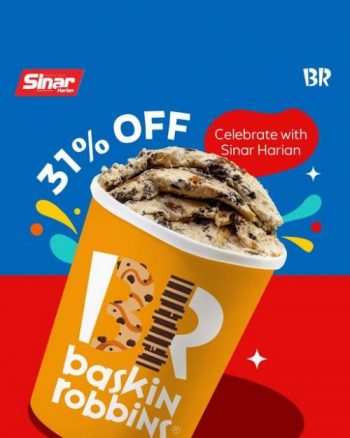 Baskin-Robbins-Sinar-Harian-31-off-Promotion-350x438 - Beverages Food , Restaurant & Pub Ice Cream Johor Kedah Kelantan Kuala Lumpur Melaka Negeri Sembilan Pahang Penang Perak Perlis Promotions & Freebies Putrajaya Sabah Sarawak Selangor Terengganu 