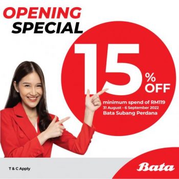 Bata-Opening-Promotion-at-Subang-Perdana-350x350 - Fashion Accessories Fashion Lifestyle & Department Store Footwear Promotions & Freebies Selangor 