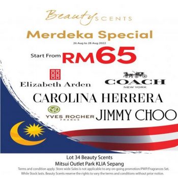 Beauty-Scents-Merdeka-Sale-at-Mitsui-Outlet-Park-350x350 - Beauty & Health Fragrances Malaysia Sales Selangor 