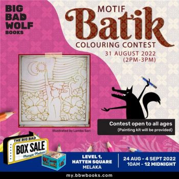 Big-Bad-Wolf-Books-Motif-Batik-Colouring-Contest-350x350 - Books & Magazines Events & Fairs Melaka Others Stationery 
