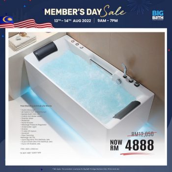 Big-Bath-Members-Day-Sale-18-350x350 - Home & Garden & Tools Home Hardware Johor Kedah Kelantan Kuala Lumpur Malaysia Sales Melaka Negeri Sembilan Pahang Penang Perak Perlis Putrajaya Sabah Sanitary & Bathroom Sarawak Selangor Terengganu 