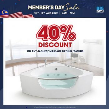 Big-Bath-Members-Day-Sale-2-350x350 - Home & Garden & Tools Home Hardware Johor Kedah Kelantan Kuala Lumpur Malaysia Sales Melaka Negeri Sembilan Pahang Penang Perak Perlis Putrajaya Sabah Sanitary & Bathroom Sarawak Selangor Terengganu 