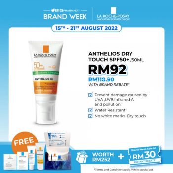 Big-Pharmacy-La-Roche-Posay-Brand-Week-Promotion-1-350x350 - Beauty & Health Health Supplements Johor Kedah Kelantan Kuala Lumpur Melaka Negeri Sembilan Online Store Pahang Penang Perak Perlis Personal Care Promotions & Freebies Putrajaya Sabah Sarawak Selangor Skincare Terengganu 