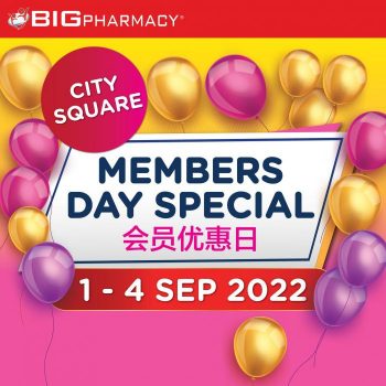 Big-Pharmacy-Members-Day-Promotion-at-City-Square-350x350 - Beauty & Health Cosmetics Fragrances Health Supplements Johor Personal Care Promotions & Freebies 