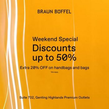 Braun-Buffel-Weekend-Sale-at-Genting-Highlands-Premium-Outlets-350x350 - Fashion Accessories Fashion Lifestyle & Department Store Malaysia Sales Pahang Wallets 