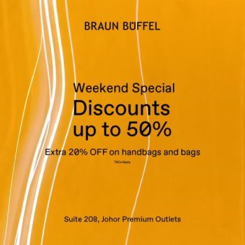 Braun-Buffel-Weekend-Sale-at-Johor-Premium-Outlets-1-350x350 - Fashion Accessories Fashion Lifestyle & Department Store Johor Malaysia Sales Wallets 