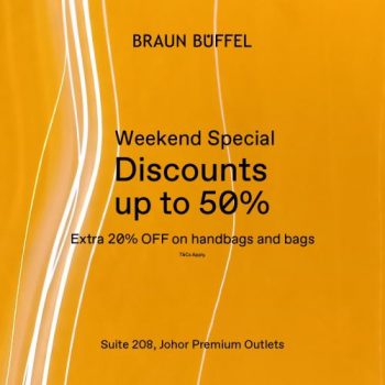 Braun-Buffel-Weekend-Sale-at-Johor-Premium-Outlets-350x350 - Fashion Accessories Fashion Lifestyle & Department Store Johor Malaysia Sales Wallets 