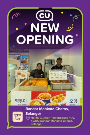 CU-Opening-Promotion-at-Bandar-Mahkota-Cheras-350x525 - Beverages Food , Restaurant & Pub Promotions & Freebies Selangor Supermarket & Hypermarket 