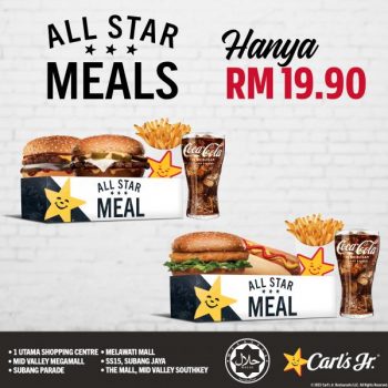 Carls-Jr.-All-Star-Meals-Promo-350x350 - Beverages Food , Restaurant & Pub Johor Kedah Kelantan Kuala Lumpur Melaka Negeri Sembilan Pahang Penang Perak Perlis Promotions & Freebies Putrajaya Sabah Sarawak Selangor Terengganu 