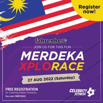 Celebrity-Fitness-Merdeka-Xplorace-350x350 - Events & Fairs Fitness Johor Kedah Kelantan Kuala Lumpur Melaka Negeri Sembilan Online Store Others Pahang Penang Perak Perlis Putrajaya Sabah Sarawak Selangor Sports,Leisure & Travel Terengganu 