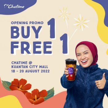 Chatime-Buy-1-Free-1-Opening-Promotion-at-Kuantan-City-Mall-350x350 - Beverages Food , Restaurant & Pub Pahang Promotions & Freebies 