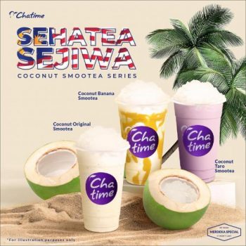 Chatime-Merdeka-Coconut-Smootea-Series-Promo-350x350 - Beverages Food , Restaurant & Pub Johor Kedah Kelantan Kuala Lumpur Melaka Negeri Sembilan Pahang Penang Perak Perlis Promotions & Freebies Putrajaya Sabah Sarawak Selangor Terengganu 