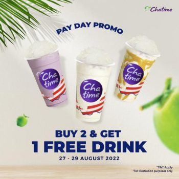 Chatime-PayDay-Promotion-350x350 - Beverages Food , Restaurant & Pub Johor Kedah Kelantan Kuala Lumpur Melaka Negeri Sembilan Pahang Penang Perak Perlis Promotions & Freebies Putrajaya Sabah Sarawak Selangor Terengganu 