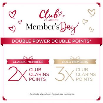 26 Aug-4 Sep 2022: Clarins Member's Day Deal 