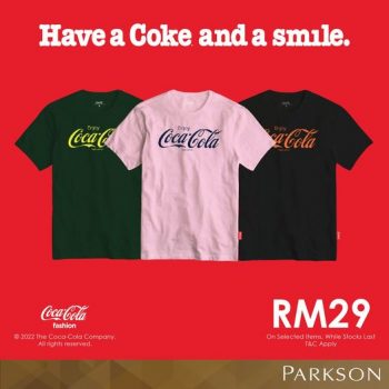 Coca-Cola-classic-T-Shirt-Deal-at-Parkson-IOI-City-Mall-350x350 - Apparels Fashion Accessories Fashion Lifestyle & Department Store Promotions & Freebies Selangor 