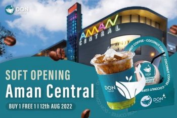 DON-Coffee-Soft-Opening-Deal-at-Aman-Central-350x233 - Beverages Food , Restaurant & Pub Kedah Promotions & Freebies 
