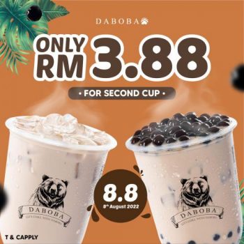 Daboba-Members-8.8-Promotion-350x350 - Beverages Food , Restaurant & Pub Johor Kedah Kelantan Kuala Lumpur Melaka Negeri Sembilan Pahang Penang Perak Perlis Promotions & Freebies Putrajaya Sabah Sarawak Selangor Terengganu 