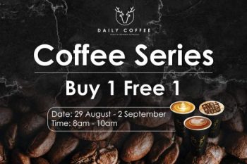 Daily-Coffee-Buy-1-Free-1-Promo-350x233 - Beverages Food , Restaurant & Pub Penang Promotions & Freebies 