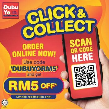 Dubuyo-Click-Collect-RM5-OFF-Promotion-350x350 - Beverages Food , Restaurant & Pub Johor Kedah Kelantan Kuala Lumpur Melaka Negeri Sembilan Online Store Pahang Penang Perak Perlis Promotions & Freebies Putrajaya Sabah Sarawak Selangor Terengganu 