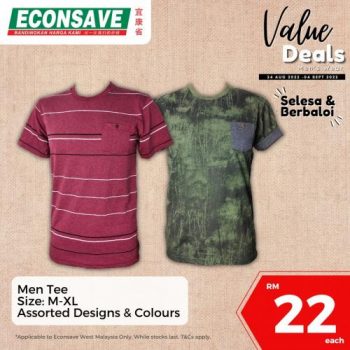 Econsave-Mens-Wear-Value-Deals-Promotion-1-350x350 - Johor Kedah Kelantan Kuala Lumpur Melaka Negeri Sembilan Pahang Penang Perak Perlis Promotions & Freebies Putrajaya Selangor Supermarket & Hypermarket Terengganu 