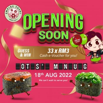 Empire-Sushi-Opening-Promotion-at-Seri-Manjung-350x350 - Beverages Food , Restaurant & Pub Perak Promotions & Freebies Sushi 