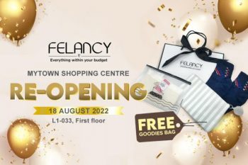 Felancy-MyTOWN-Re-Opening-Promotion-350x233 - Fashion Accessories Fashion Lifestyle & Department Store Kuala Lumpur Lingerie Promotions & Freebies Selangor Underwear 