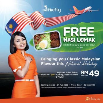 Firefly-Airlines-Free-Nasi-Lemak-Deal-350x350 - Air Fare Johor Kedah Kelantan Kuala Lumpur Melaka Negeri Sembilan Online Store Pahang Penang Perak Perlis Promotions & Freebies Putrajaya Sabah Sarawak Selangor Sports,Leisure & Travel Terengganu 