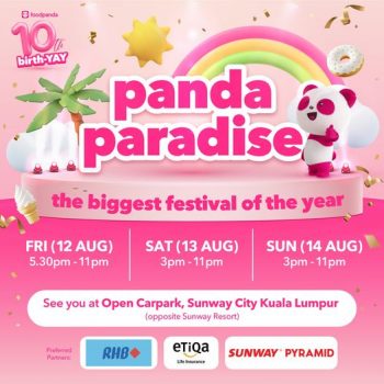 Foodpanda-Panda-Paradise-at-Sunway-Pyramid-350x350 - Events & Fairs Kuala Lumpur Others Selangor 