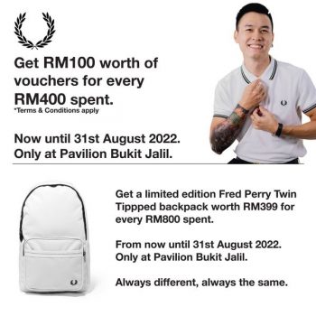 Fred-Perry-Merdeka-Sale-at-Pavilion-1-350x350 - Apparels Fashion Accessories Fashion Lifestyle & Department Store Kuala Lumpur Malaysia Sales Selangor 