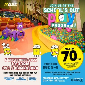 GSC-3-Damansara-Schools-Out-Play-Program-350x350 - Cinemas Events & Fairs Movie & Music & Games Selangor 