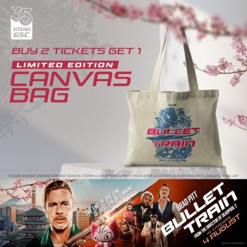 GSC-Bullet-Train-Tote-Bag-Promo-350x350 - Cinemas Johor Kuala Lumpur Movie & Music & Games Perak Promotions & Freebies Putrajaya Selangor 