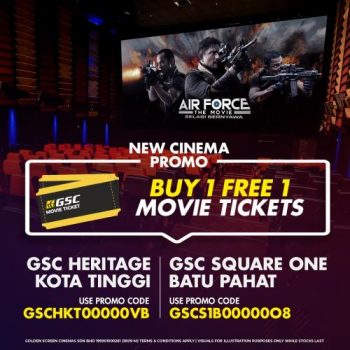 GSC-Buy-1-Free-1-Movie-Tickets-Opening-Promotion-350x350 - Cinemas Johor Movie & Music & Games Promotions & Freebies 
