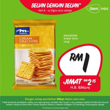 Giant-Mini-MEADOWS-Cream-Crackers-PWP-Promotion-1-350x350 - Kuala Lumpur Promotions & Freebies Selangor Supermarket & Hypermarket 