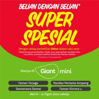 Giant-Mini-SAJI-Cooking-Oil-PWP-Promotion-350x350 - Kuala Lumpur Promotions & Freebies Selangor Supermarket & Hypermarket 