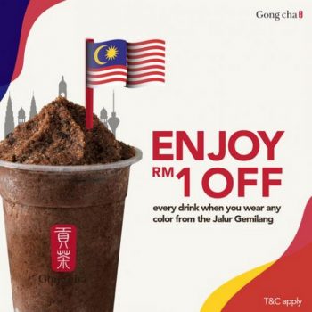 Gong-Cha-Merdeka-RM1-OFF-Promotion-350x350 - Beverages Food , Restaurant & Pub Johor Kedah Kelantan Kuala Lumpur Melaka Negeri Sembilan Pahang Penang Perak Perlis Promotions & Freebies Putrajaya Sabah Sarawak Selangor Terengganu 