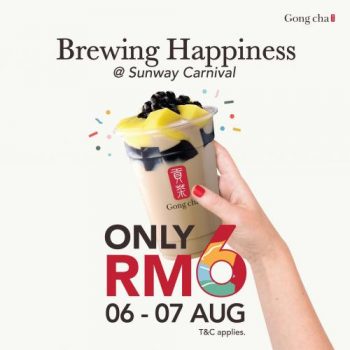 Gong-Cha-Opening-Promotion-at-Sunway-Carnival-Mall-350x350 - Beverages Food , Restaurant & Pub Penang Promotions & Freebies Sales Start Tomorrow This Week Sales In Malaysia Upcoming Sales In Malaysia 