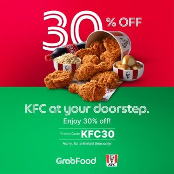 GrabFood-KFC-Promo-350x350 - Beverages Food , Restaurant & Pub Johor Kedah Kelantan Kuala Lumpur Melaka Negeri Sembilan Online Store Pahang Penang Perak Perlis Promotions & Freebies Putrajaya Sabah Sarawak Selangor Terengganu 